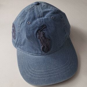 Polo Ralph Lauren Big Pony baseball hat Denim Blue Color